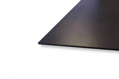 Полистирол ударопрочный HIPS Zuroplast 3 мм черный 2,00х3,00м - интернет-магазин «Формика»
