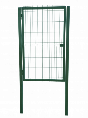Калитка 2,03х1,0 м RAL 6005 (зеленый) Эконом 3d 3,5мм оцинк.проф.труба 40х40, 60х40 мм п/порошк. без замка под бетон Формика  - интернет-магазин «Формика» 