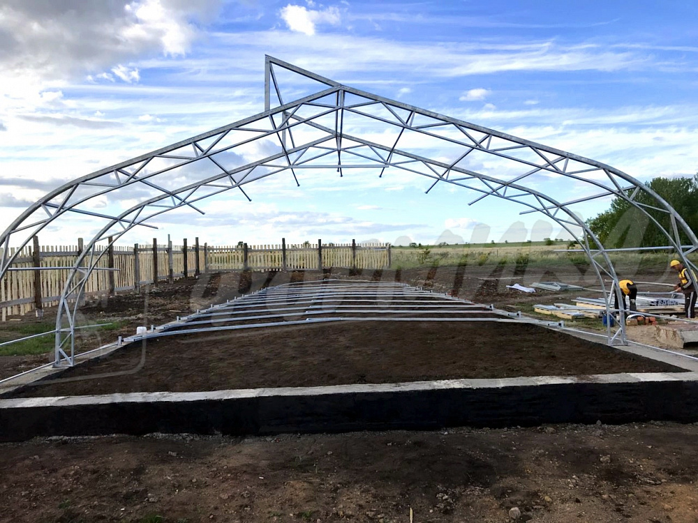 Теплица по Митлайдеру