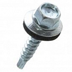 Саморез кровельный по металлу с шайбой 5,5x19 М цинк, шт