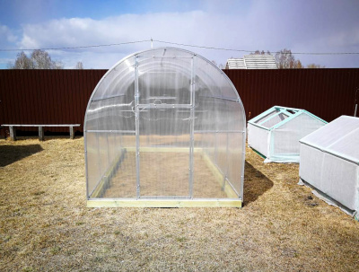 Оцинкованная теплица Оптима 2х4