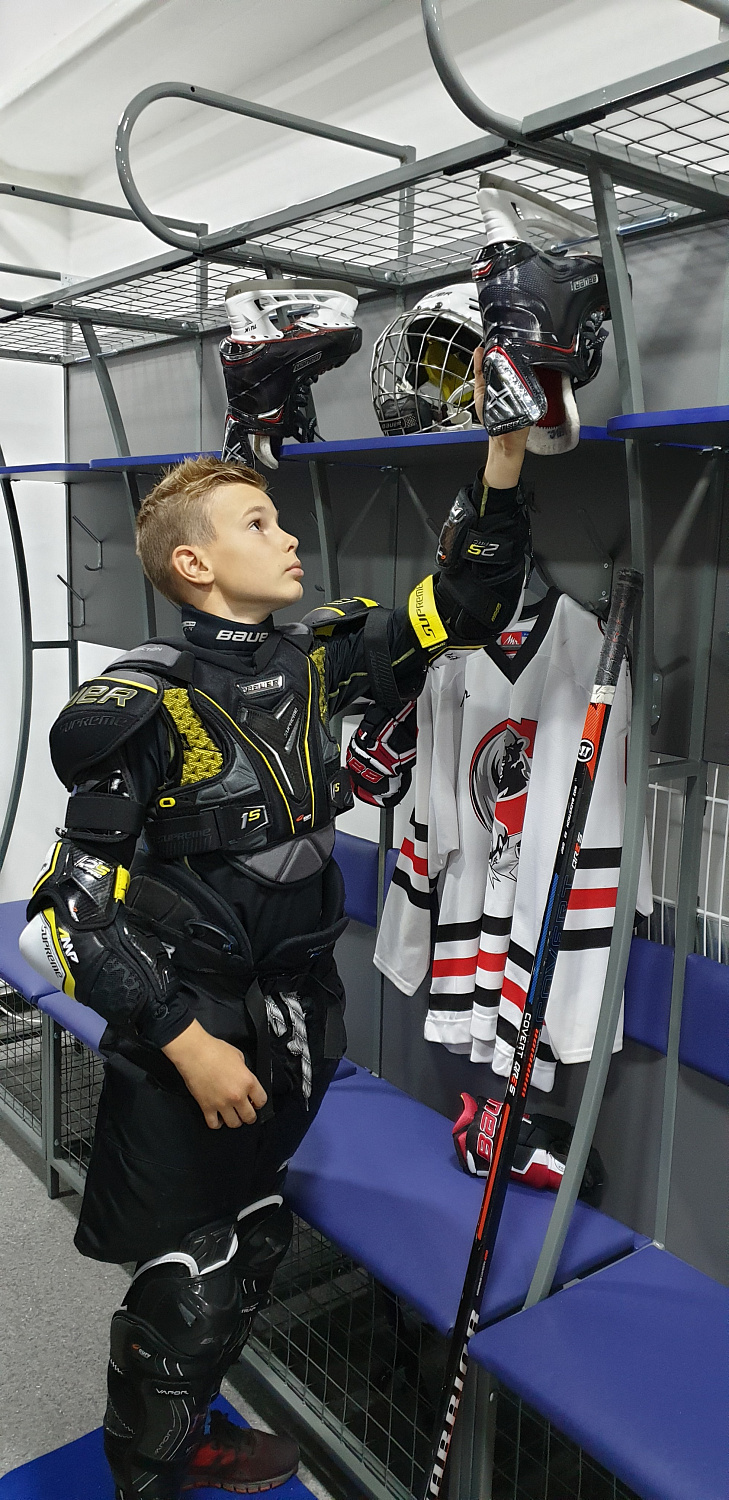 Места для переодевания спортсменов