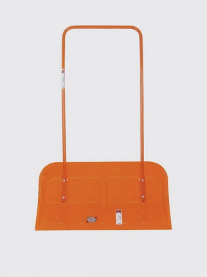 Движок снеговой (скрепер) из поликарбоната 450*800мм (оранжевый), (с ручкой) ЭТАЛОН ORIGINAL в упаковке, защита для рук, SCR002