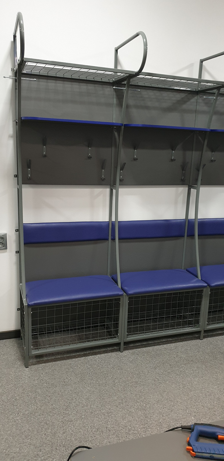 Места для переодевания спортсменов