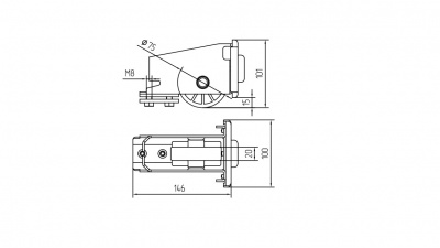 Ролик опорный SGN.02.320 схема